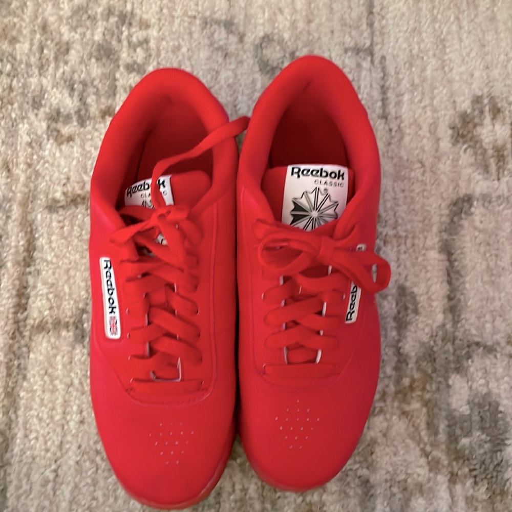 Red Reebok Princess Sneakers